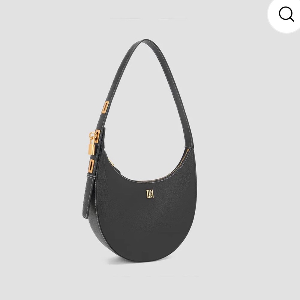 NWT-llnllm ARCLUXE SHOULDER PURSE — LEATHER CRESCENT BAG
